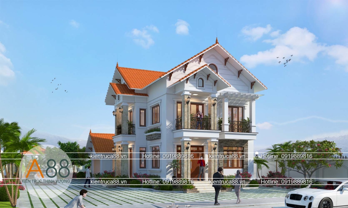 Mẫu thiết kế biệt thự hiện đại tại Bắc Giang