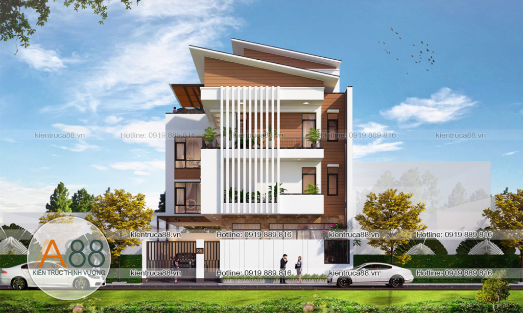 Thiết kế biệt thự đẹp trên 1 tỷ