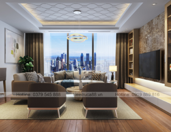 mẫu thiết kế nội thất căn hộ chung cư sunshine city