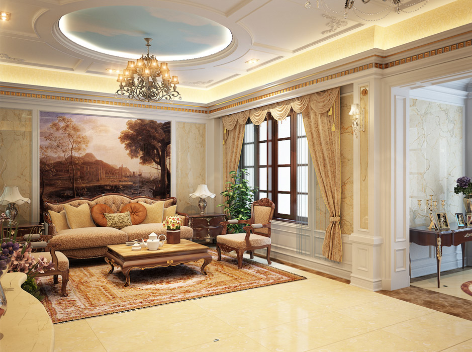 Thiết kế nội thất phong cách tân cổ điển