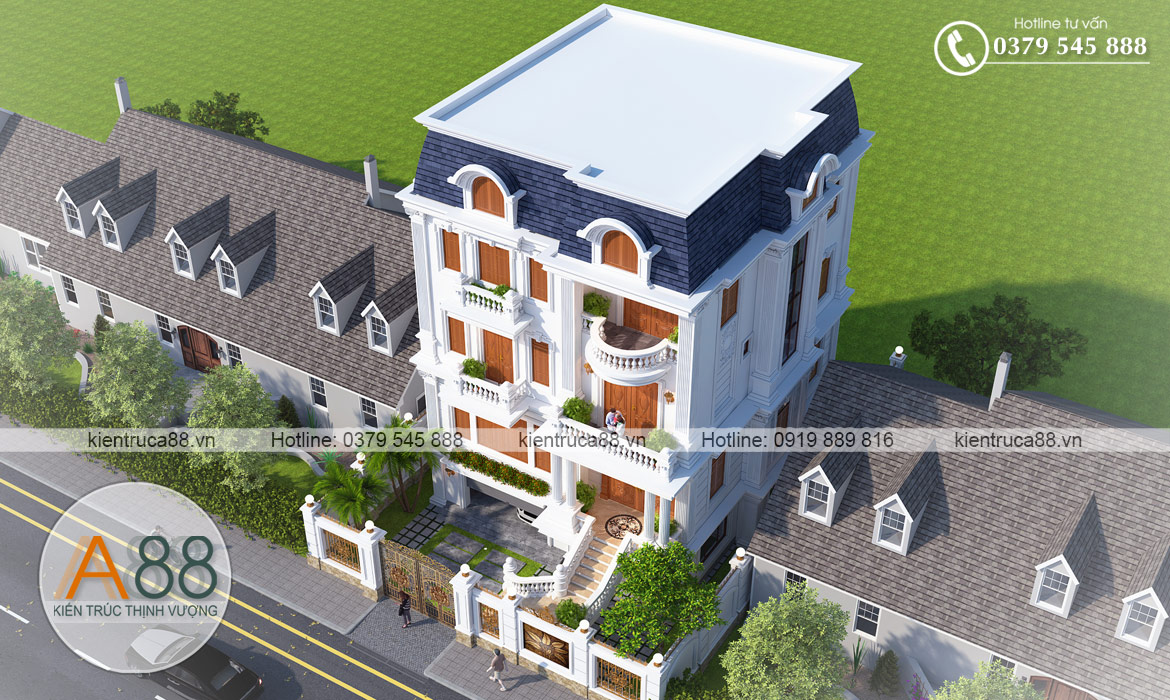 mẫu biệt thự tân cổ điển tại Quảng Ninh